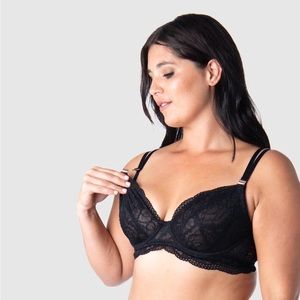 Hotmilk Nursing Bra in Black Lace